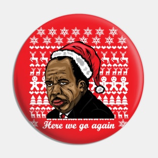 Stanley Hudson Christmas Pin