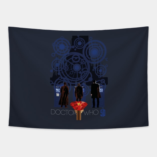 Doctor Who 50th Anniversary Tapestry by kira