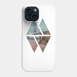 Golden Gate Geometric Artwork Phone Case