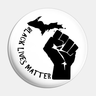 Black Lives Matter - Michigan Revolution Pin