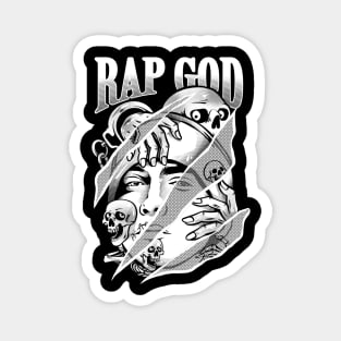 Rap God B&W Magnet