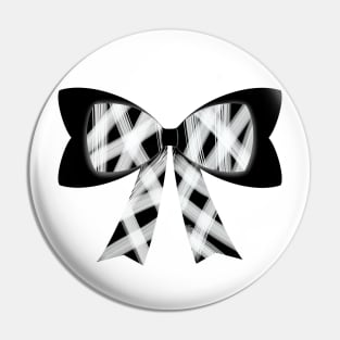 White streaks bow Pin