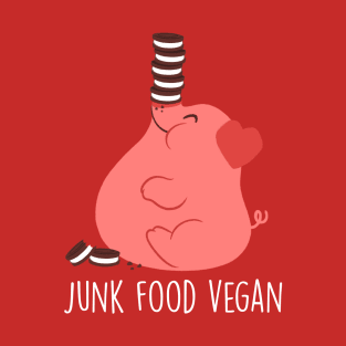 Junk Food Vegan - Dark T-Shirt