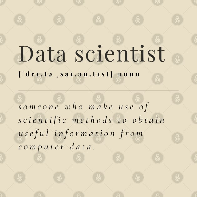 Data Scientist Definition by SamSamDataScience