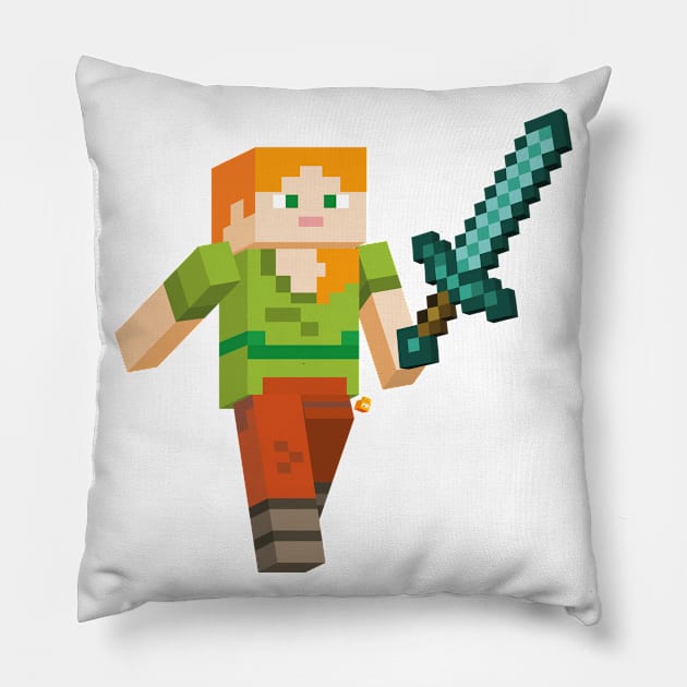 HeroinaMineMS Pillow by MisturaDesign