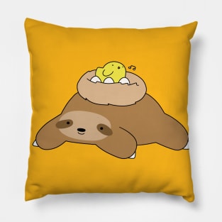 Bird Nest Sloth Pillow