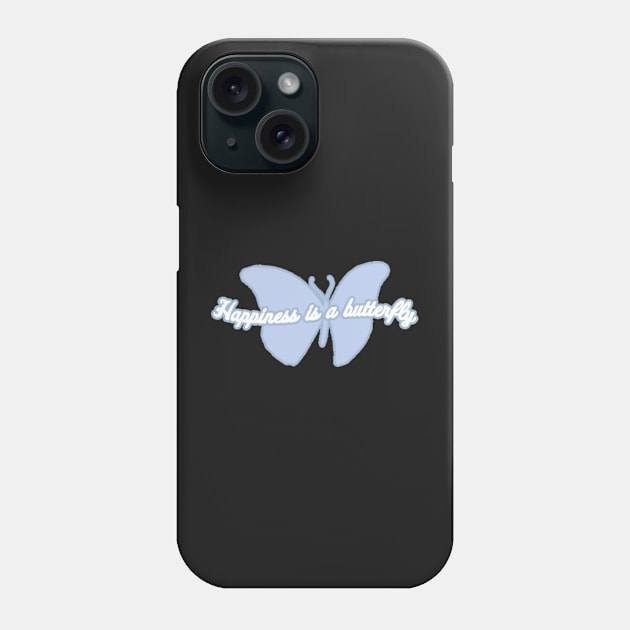 Happiness is a butterfly - Lana Del Rey Phone Case by Erin Smart