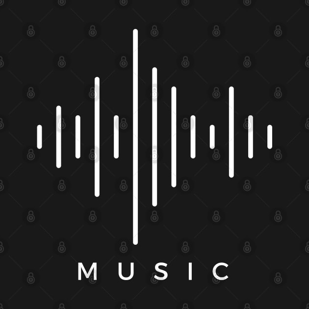 Music Minimalistic Sound Waves by yapp