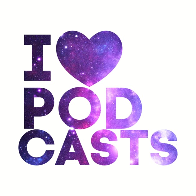 I Heart Podcasts Purple Space by TalkingFishPodcasts