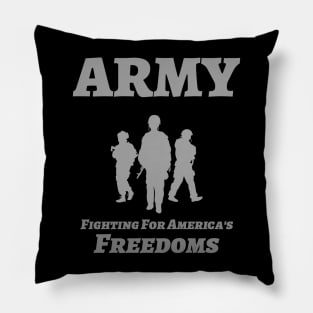 Fighting For America's Freedoms Pillow