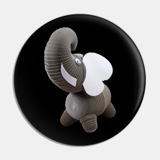 The grey elephant Pin