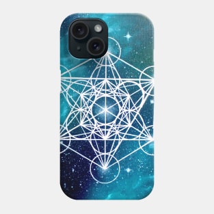 Galactic Sacred Geometry Phone Case