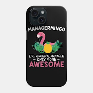 Manager Flamingo Lover Gradution Phone Case