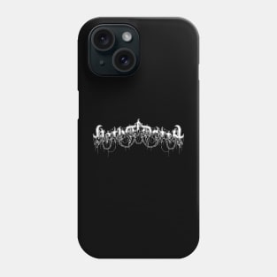 DenialJ Evil Merch - Path of Death Logotype with Artwork on the back Phone Case