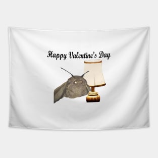 Valentine’s Day Moth and Lamp Tapestry