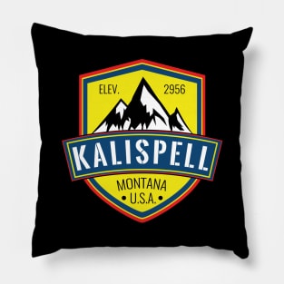 Skiing Kalispell Montana Pillow