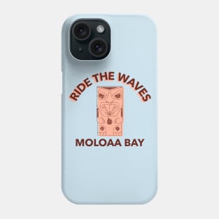 Ride The Wave Surfer Surf Surfing Tiki Hawaii Hawaiian Phone Case