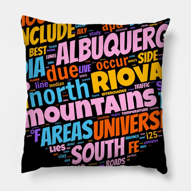 Albuquerque Pillow by Superfunky