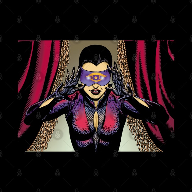 THE MYSTERIOUS MADAME X - "SHE SEES ALL!" by INK&EYE CREATIVE