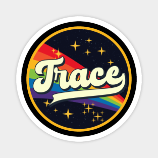 Trace // Rainbow In Space Vintage Style Magnet