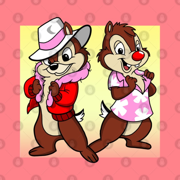 Chip n Dale by GarryDeanArt