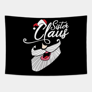 'Sister Claus' Funny Christmas Sister Tapestry