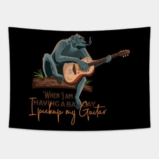 Monkey Guitarist Tapestry