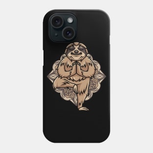 Funny Sloth In Yoga Pose Phone Case