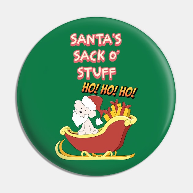 Santa Paws Pin by Cheeky BB