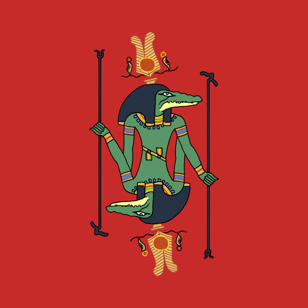 Sobek- God of Crocodiles by MrChuckles