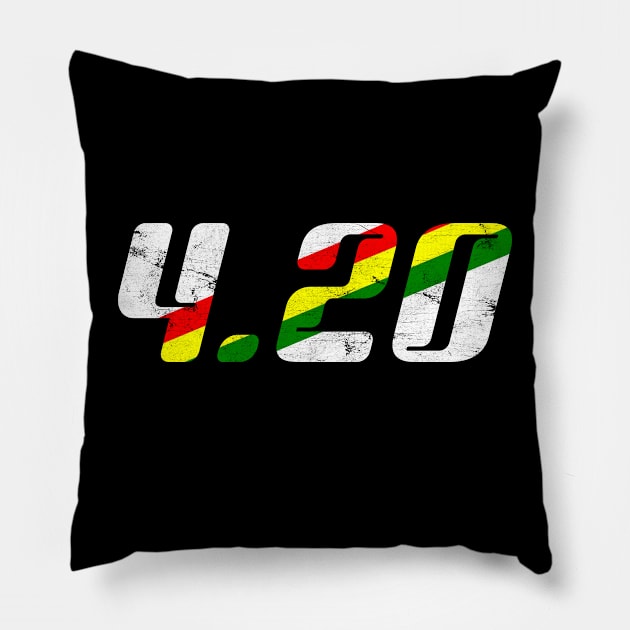 Four Twenty weed Pillow by AdiGimbal