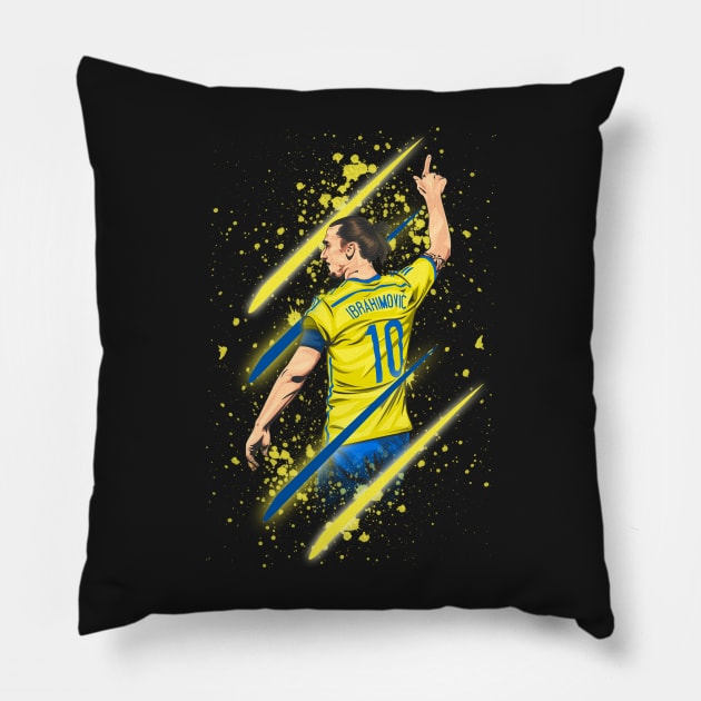 Zlatan Ibrahimović Pillow by siddick49