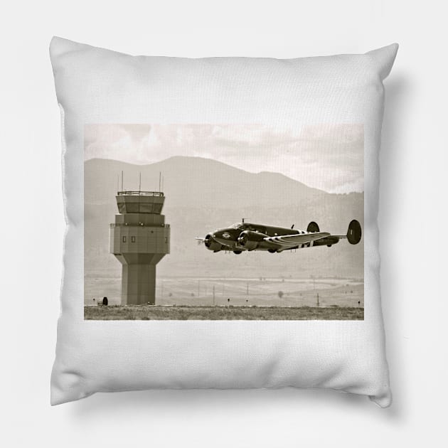 Bucket of Bolts Bomber Aircraft Pillow by Scubagirlamy