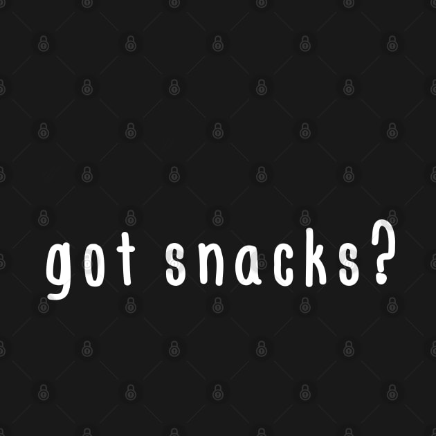 Got snacks? by Merlyn Morris