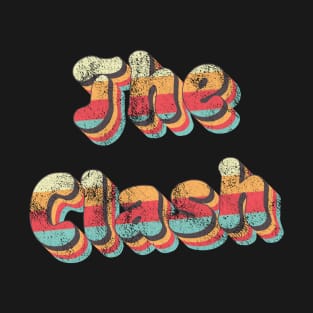 The Clash - Retro Typography Style T-Shirt