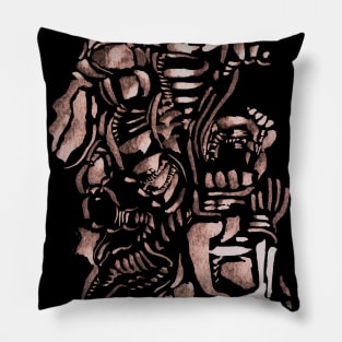 ALien Style - Psychomorph / Abstract Horror Pillow