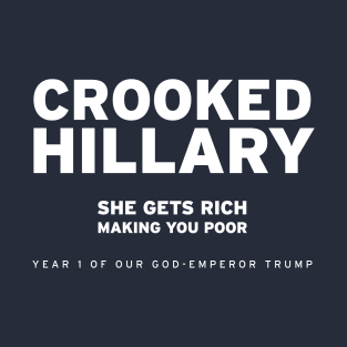 Crooked Hillary - Dark T-Shirt