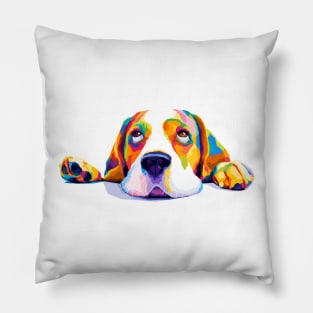 Dog Wpap Art Pillow