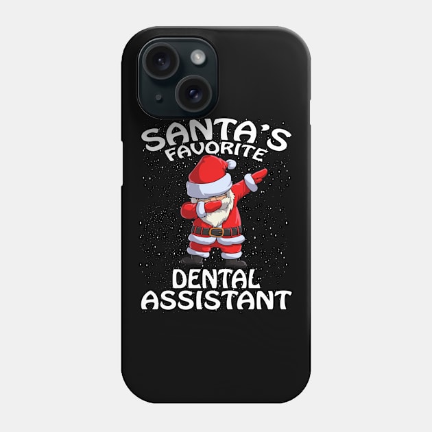 Santas Favorite Dental Assistant Christmas Phone Case by intelus