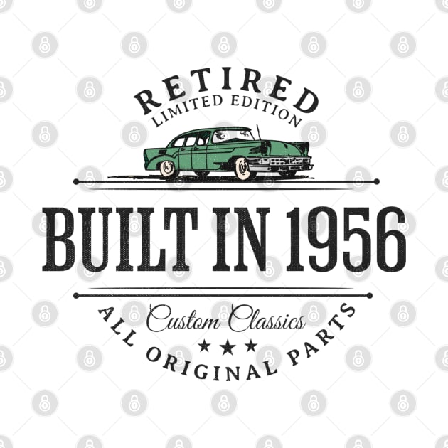 1956 Retired Parts Retirement Birthday by Contentarama