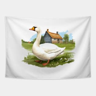 White Goose Tapestry