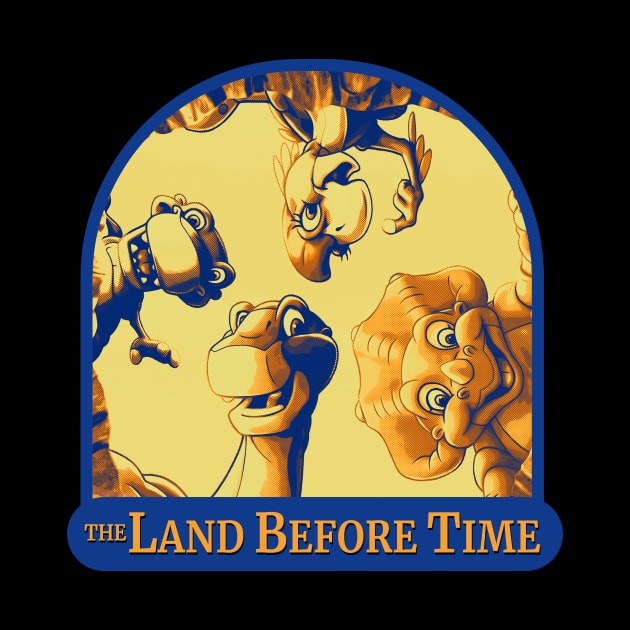 land before time family retro by Thermul Bidean