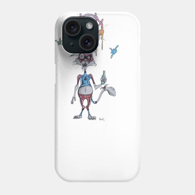 Cosplay kitty Phone Case by Cryptid Kitty