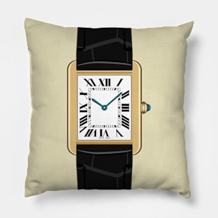 Luxury Roman Dial Watch Pillow