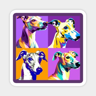 Whippet Pop Art - Dog Lover Gifts Magnet