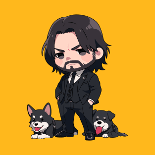 Chibi Mr Wick T-Shirt