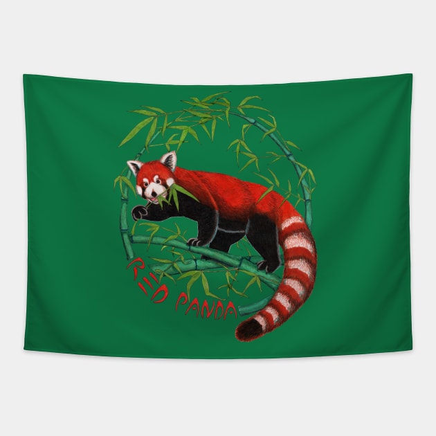 Red Panda Tapestry by NocturnalSea