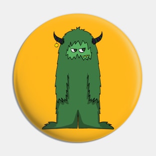 Green Mountain Monster Pin