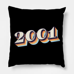 2001 Birthday Year Pillow