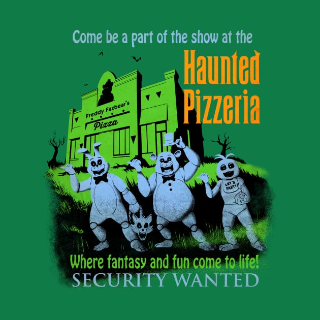 The Haunted Pizzeria by Ninjaink